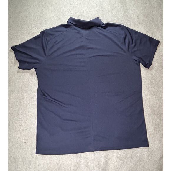 Nike Golf Polo Shirt Mens Xl Navy Blue Stretch Breathable Short Sleeve - Picture 8 of 8